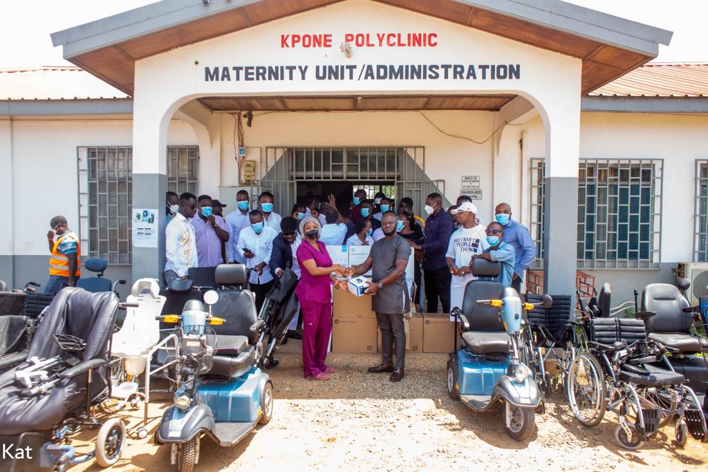 Agazy Group CEO donates medical equipment, pays bills of patients at Kpone Poly Agazy Group CEO donates medical equipment, pays bills of patients at Kpone Poly